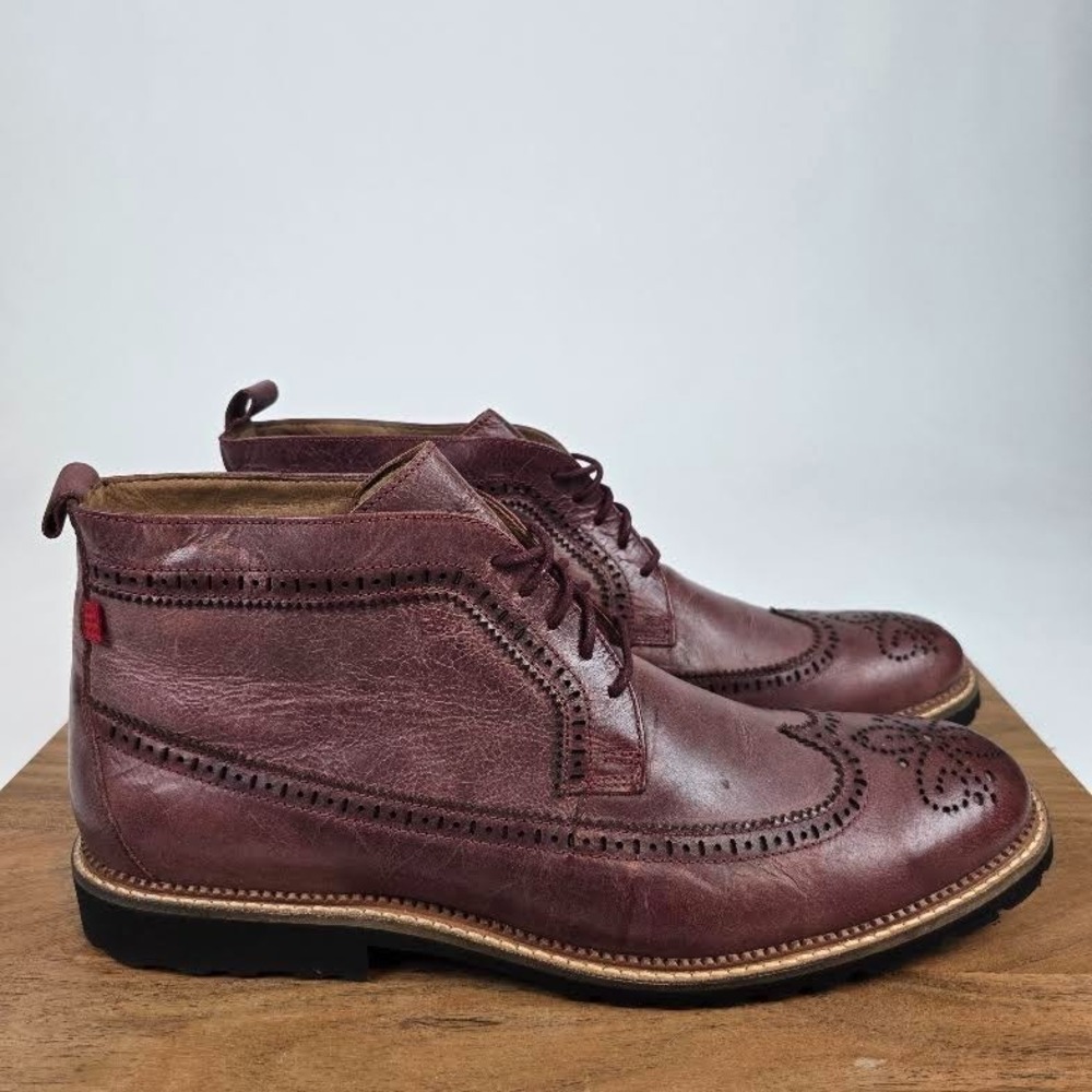 Mens Marc Joseph New York St James Leather Wingtip Ankle Boots Shoes Sz 10 M